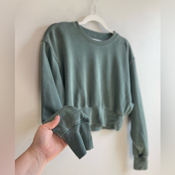 TNA Cropped Crewneck Sweatshirt - Picture 2 of 5